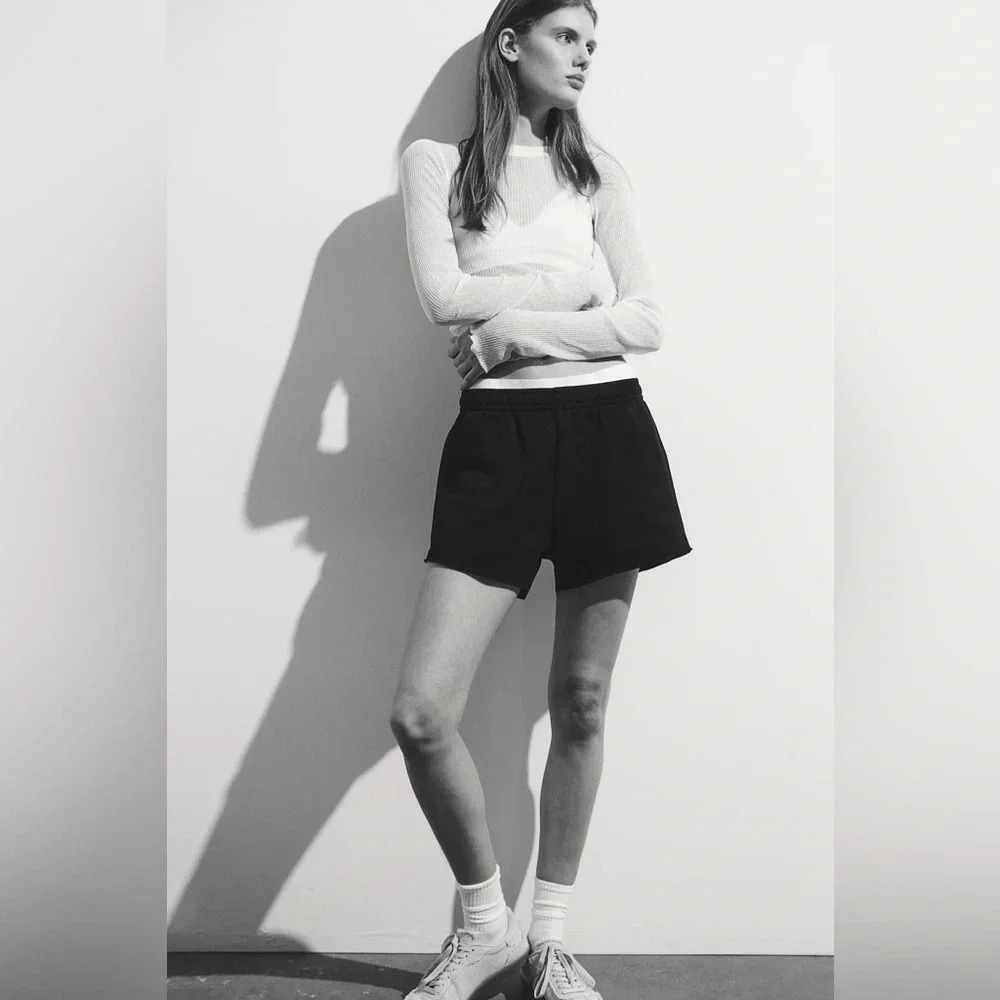 H&M Black Athletic Shorts